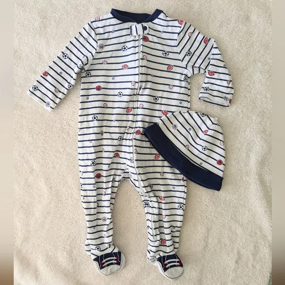 Little Me Pajamas Little Me Infant Sports Themed Onesie With